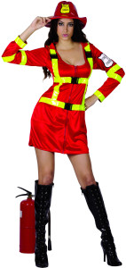 deguisement femme pompier