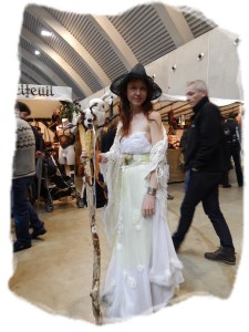 Déguisement magicienne blanche