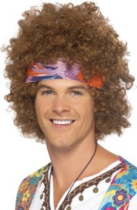 perruque hippie